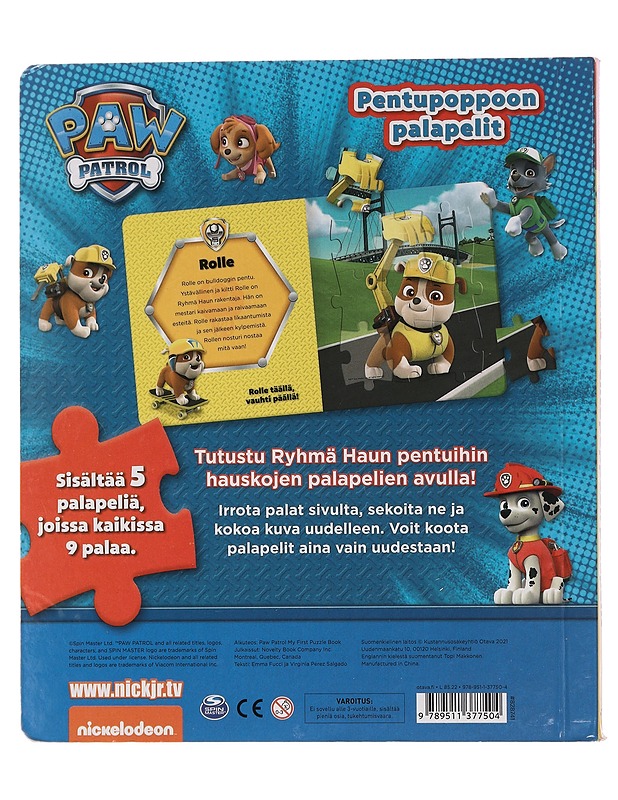 Ryhmä Hau : pentupoppoon palapelit - Fucci, Emma - Tietokirjat ja oppaat - 10105452697 - 1