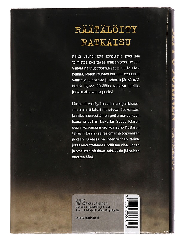 Räätälöity ratkaisu - Jokinen, Seppo - Jännitys ja dekkarit - 10105452720 - 1
