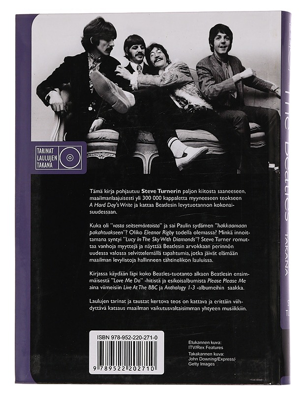 Inside the Beatles : tarinat laulujen takana - Turner, Steve - Harrastekirjat - 10105452748 - 1