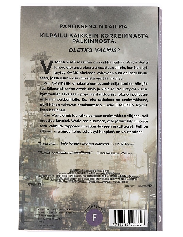 Ready player one - Cline, Ernest - Fantasia- ja scifi - 10105452751 - 1