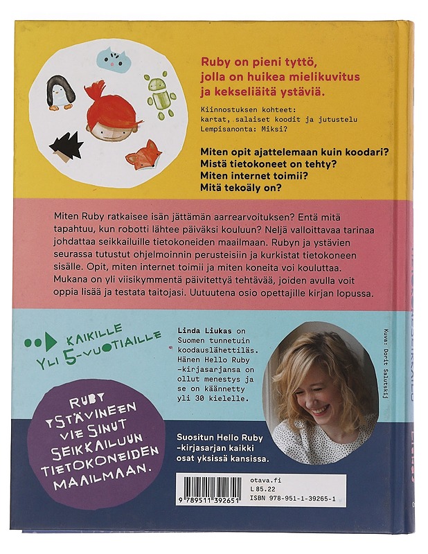 Hello Ruby : mahtava tietokoneseikkailu - Liukas, Linda - Lastenkirjat - 10105452778 - 1
