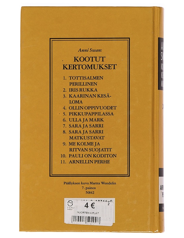 Kootut kertomukset 11 : Arnellin Perhe - Swan, Anni - Romaanit ja novellit - 10105452781 - 1