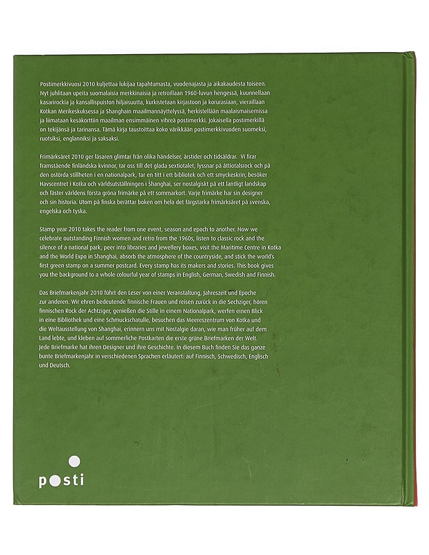 Postimerkkivuosi 2010 = Frimärksåret = Stamp year = Briefmarkenjahr - Tietokirjat ja oppaat - 10105452790 - 1