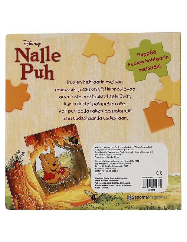 Puolen hehtaarin metsän palapelikirja - Leskinen, Satu - Lastenkirjat - 10105452817 - 1