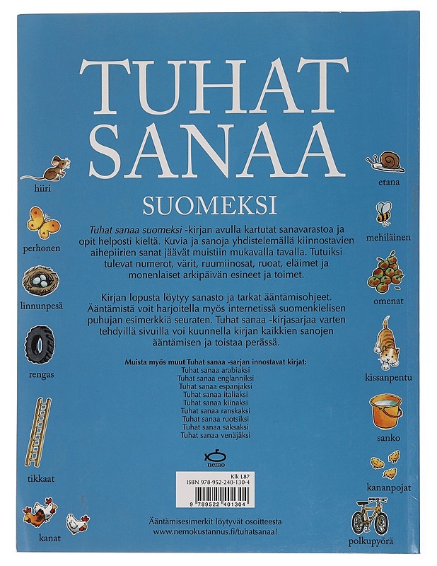 Tuhat sanaa suomeksi - Amery, Heather - Lastenkirjat - 10105452823 - 1
