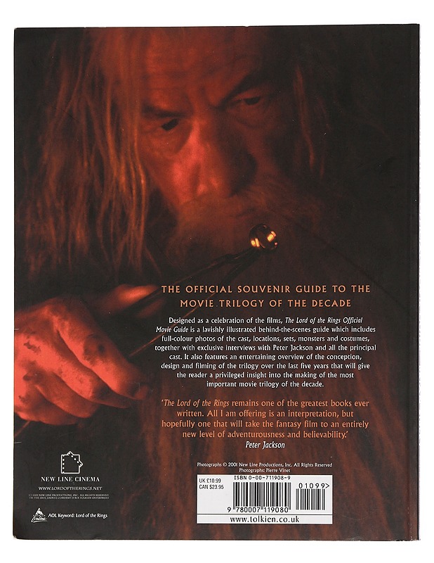 The lord of the rings ; official movie guide - Sibley, Brian - Fantasia- ja scifi - 10105452826 - 1