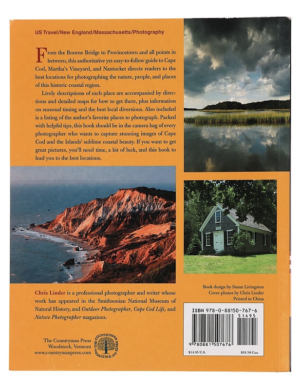 The Photographer's Guide to Cape Cod & the Islands - Linder, Chris - Tietokirjat ja oppaat - 10105452829 - 1