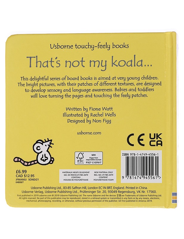 That's not my koala.. - Watt, Fiona - Lastenkirjat - 10105452831 - 1