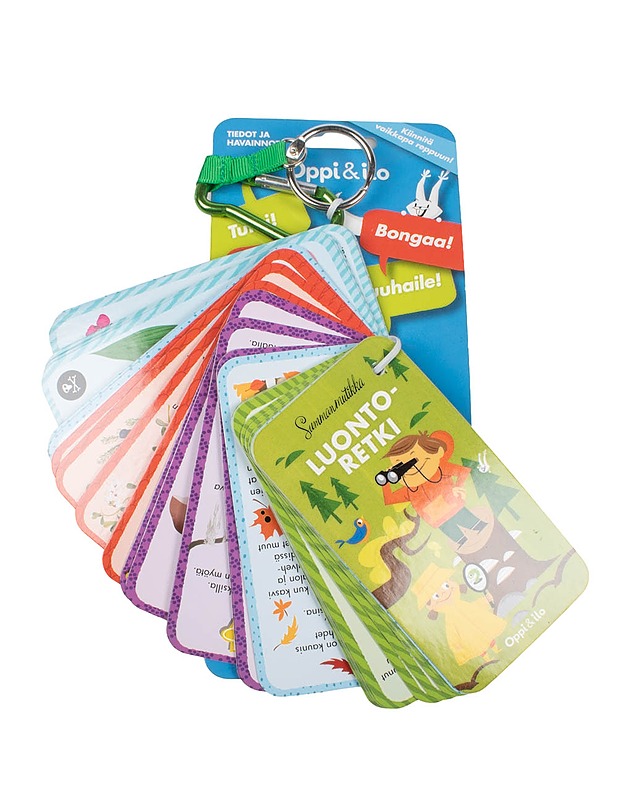 OPPI & ILO Luonto-retki korttipakka - Lasten pelit - 10105452853 - 0