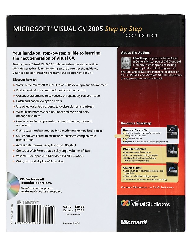 Microsoft Visual C# 2005 Step by Step - Sharp, John - Tietokirjat ja oppaat - 10105452862 - 1