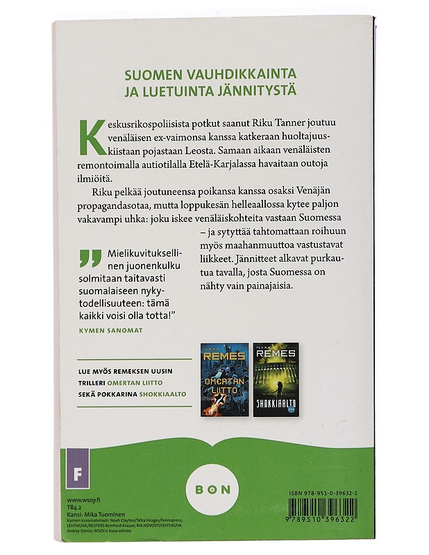 Teräsleijona - Ilkka Remes - Romaanit ja novellit - 10105452875 - 1