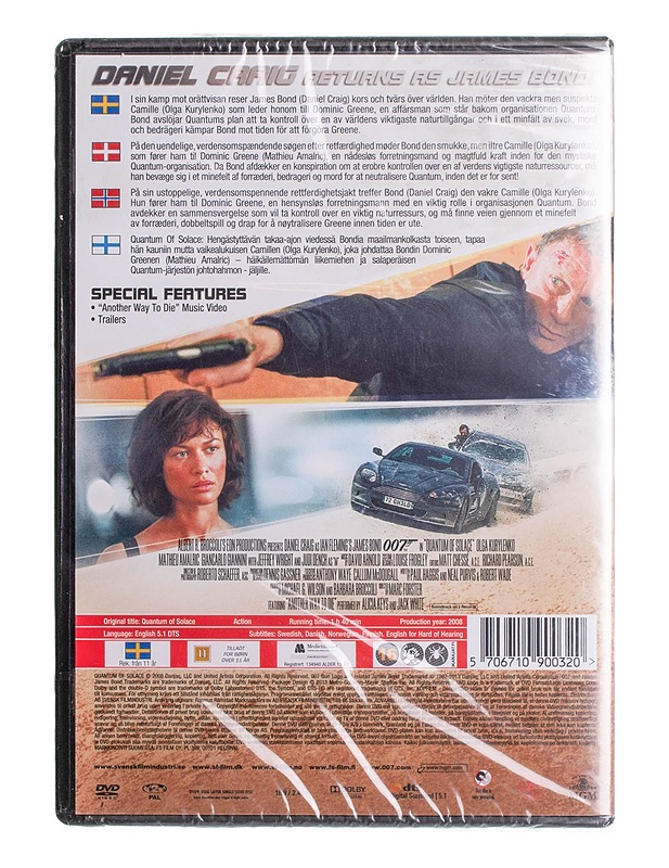 Quantum Of Solace - DVD - DVD-elokuvat - 10105452887 - 1