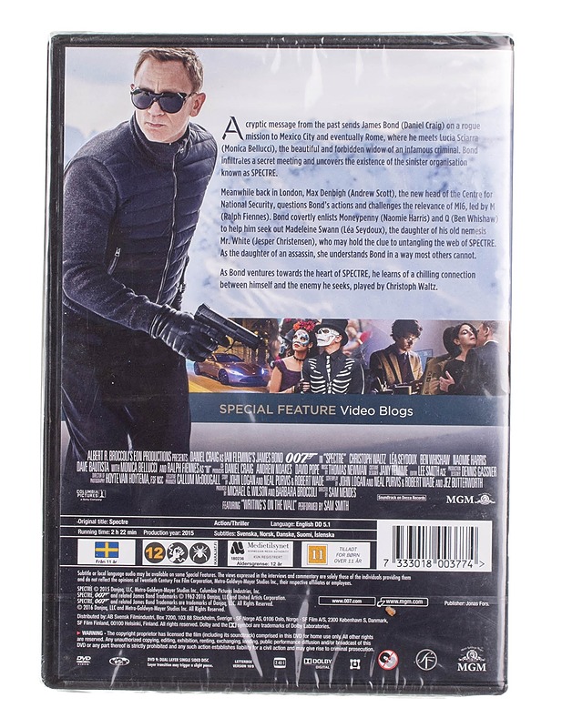 007 Spectre - DVD - DVD-elokuvat - 10105452891 - 1
