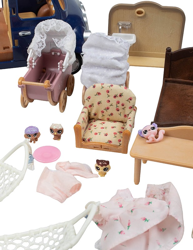 SYLVANIAN FAMILIES matkailuauto ja kalusteet, setti - Lasten lelut - 10105452900 - 1