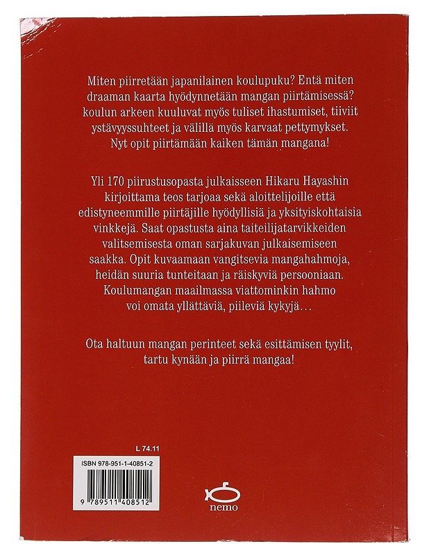 Piirrä mangaa : koululaiselämää - Hayashi, Hikaru - Sarjakuvat - 10105452920 - 1