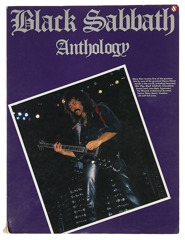 Black Sabbath Anthology - Musiikki- ja elokuvakirjat - 10105452948 - 0