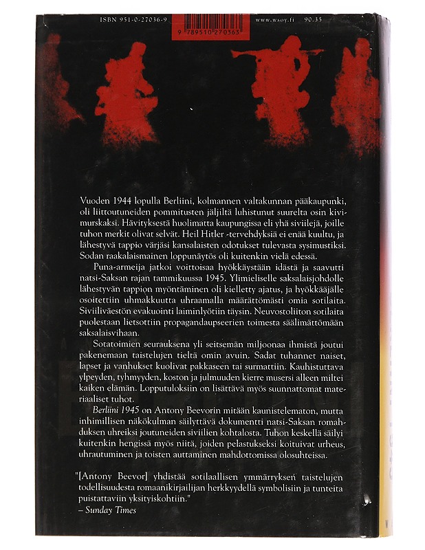 Berliini 1945 - Beevor, Antony - Historiakirjat - 10105452969 - 1