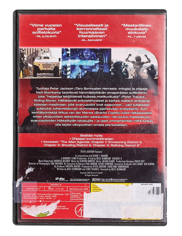 District 9 - DVD - DVD-elokuvat - 10105452977 - 1