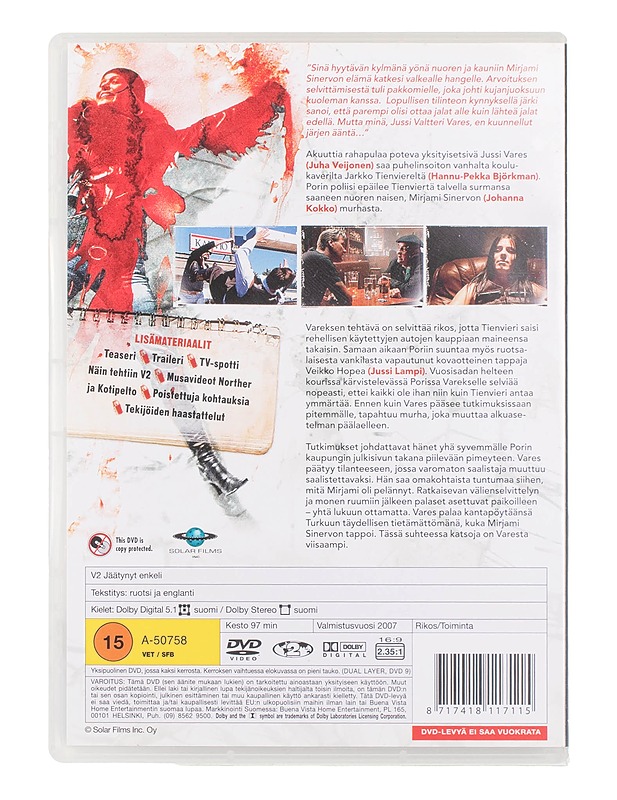 V2 Jäätynyt Enkeli - DVD - DVD-elokuvat - 10105452983 - 1