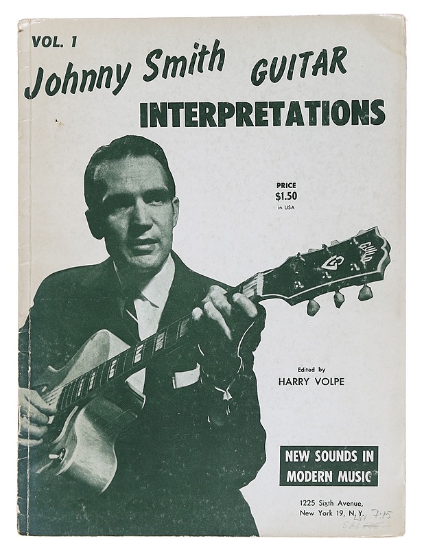 Johnny Smith Guitar Interpretations Vol. 1 - Volpe, Harry - Tietokirjat ja oppaat - 10105453009 - 0
