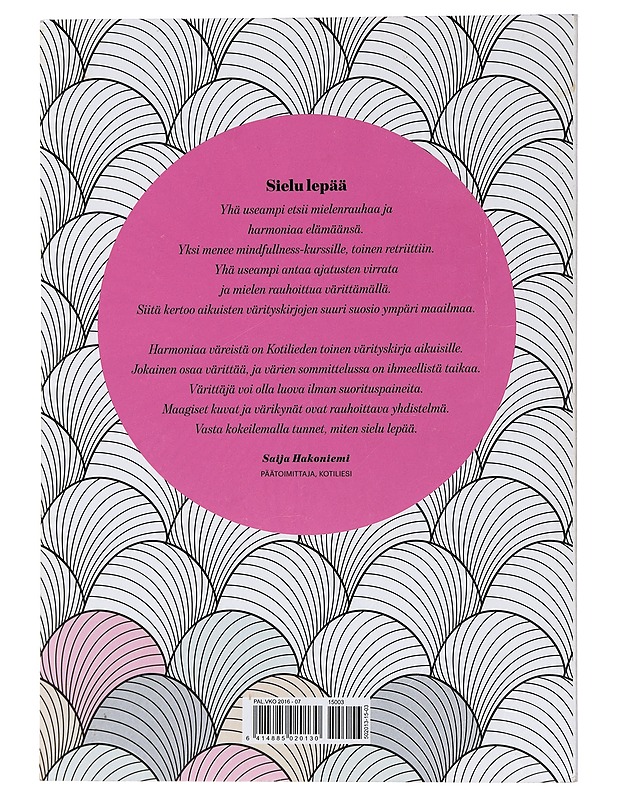 Harmoniaa väreistä : Luovuutta ja mielenrauhaa aikuisille - Harrastekirjat - 10105453035 - 1