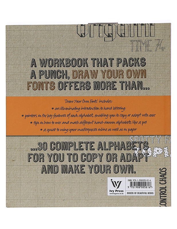 Draw Your Own Fonts. 30 alphabets to scribble, sketch and make your own - Tony Seddon - Harrastekirjat - 10105453147 - 1