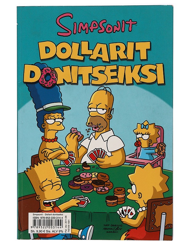 Simpsonit : dollarit donitseiksi - Groening, Matt - Sarjakuvat - 10105453342 - 0