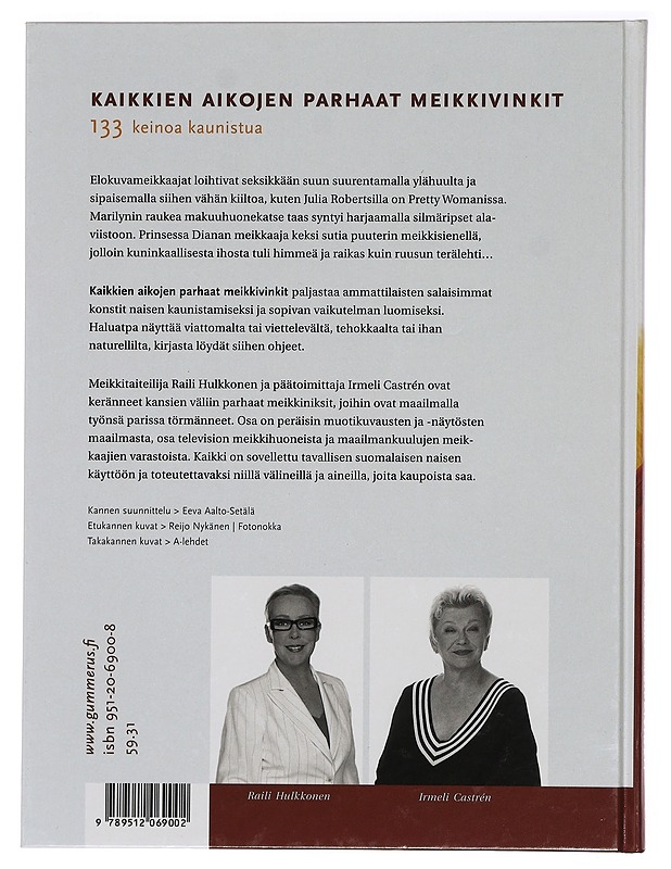 Kaikkien aikojen parhaat meikkivinkit : 133 keinoa kaunistua - Castrén, Irmeli - Tietokirjat ja oppaat - 10105453344 - 1