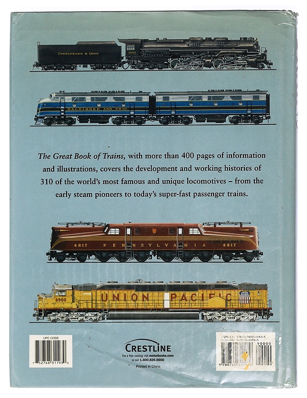 The Great Book Of Trains - Brian Hollingsworth - Tietokirjat ja oppaat - 10105453393 - 1