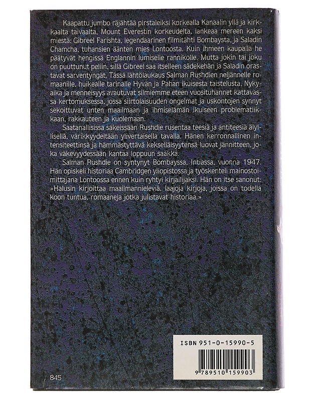 Saatanalliset säkeet - Rushdie, Salman - Romaanit ja novellit - 10105453391 - 1