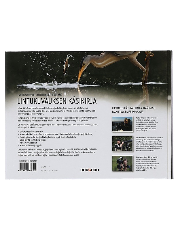 Lintukuvauksen käsikirja - Varesvuo, Markus - Tietokirjat ja oppaat - 10105453417 - 1