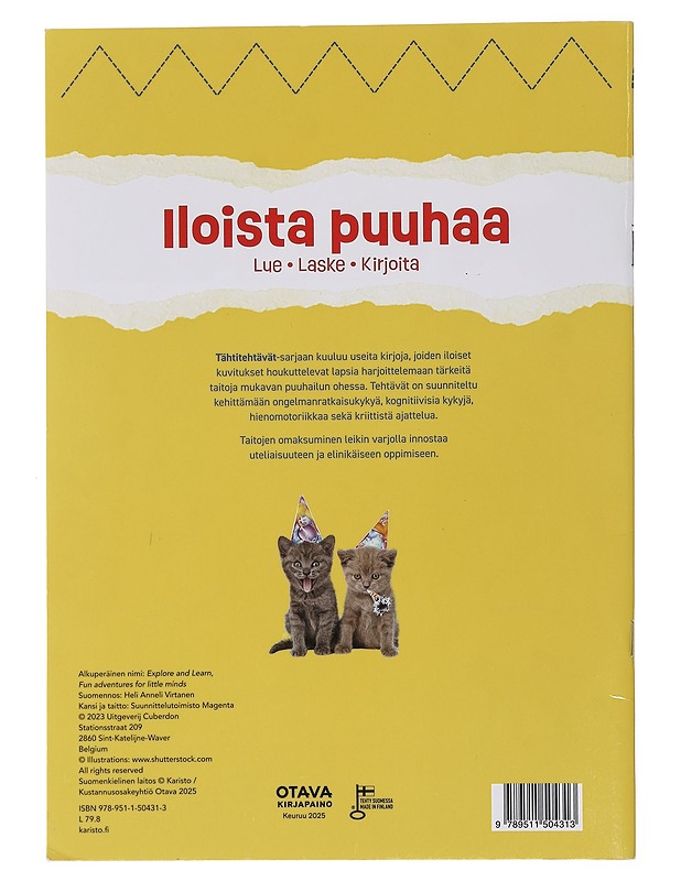 Iloista puuhaa, tähtitehtävät 5 -7  : lue, laske, kirjoita - Virtanen, Heli Anneli - Lastenkirjat - 10105453437 - 1