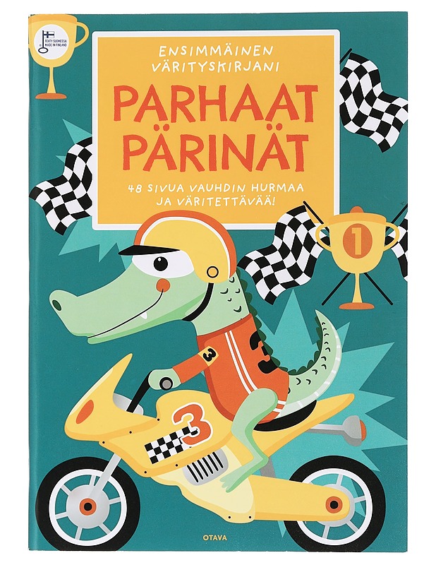 Ensimmäinen värityskirjani: Parhaat pärinät - Otava - Lastenkirjat - 10105453448 - 0