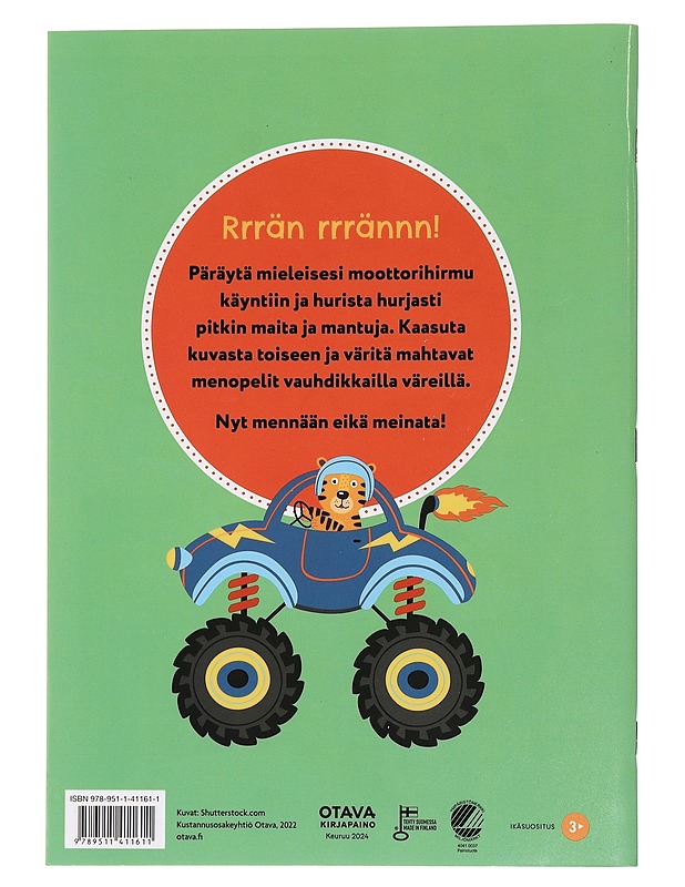 Ensimmäinen värityskirjani: Parhaat pärinät - Otava - Lastenkirjat - 10105453448 - 1