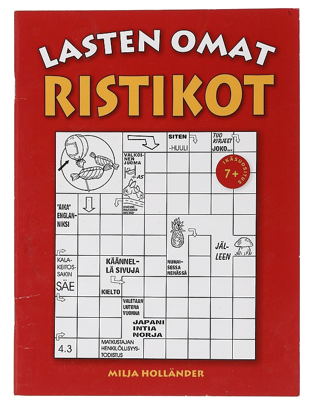 Lasten omat ristikot - Höllander, Milja - Lastenkirjat - 10105453469 - 0