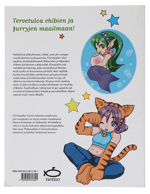 Piirrä mangaa! : chibit ja furryt : näin teet söpöjä pikkuihmisiä ja ihania kissatyttöjä - Hart, Christopher - Sarjakuvat - 10105453483 - 1