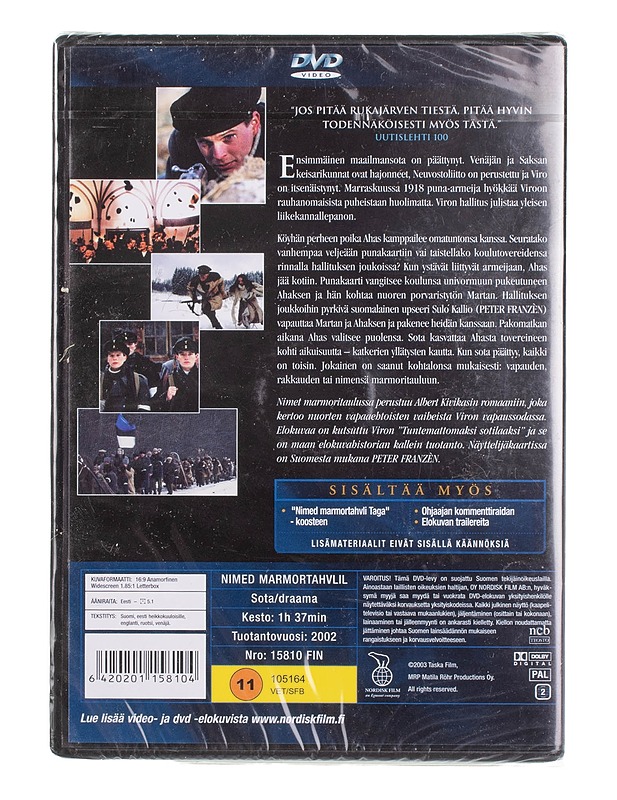 Nimet marmoritaulussa - DVD - DVD-elokuvat - 10105453507 - 1