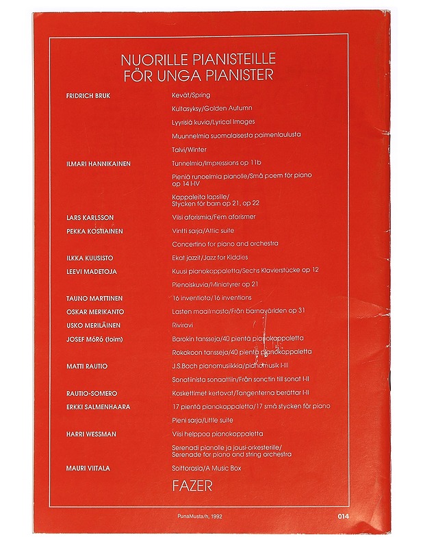 Michael Aaron pianokoulu II - Matti Rautio (toim.) - Musiikki- ja elokuvakirjat - 10105453521 - 1