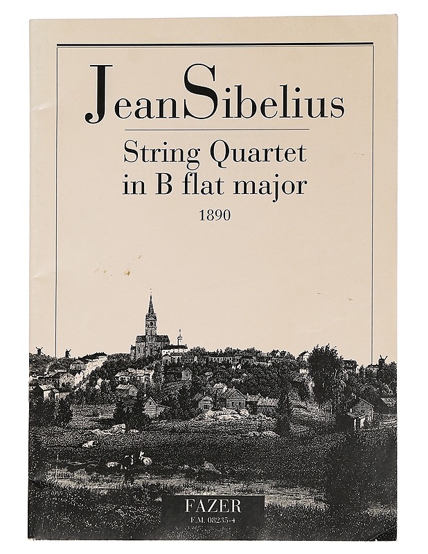 Jean Sibelius string quartet in B flat major - Musiikki- ja elokuvakirjat - 10105453525 - 0