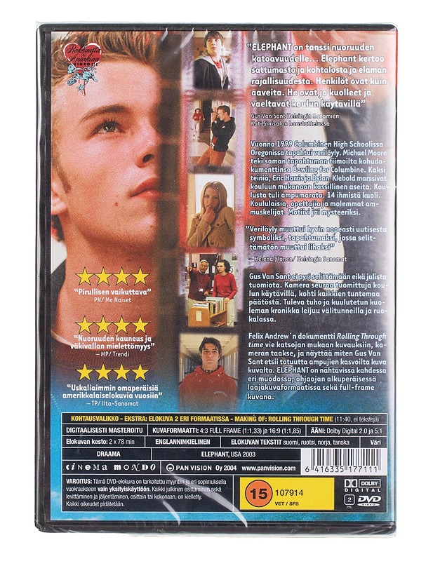 Elephant - DVD - DVD-elokuvat - 10105453529 - 1