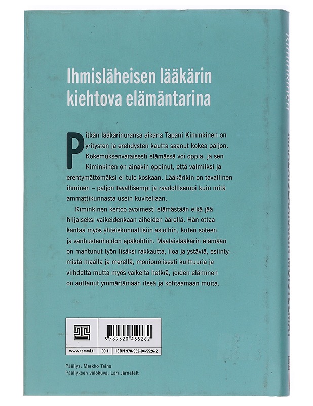 Maalaislääkärin muistelmat - Kiminkinen, Tapani - Elämäkerrat ja muistelmat - 10105453596 - 1