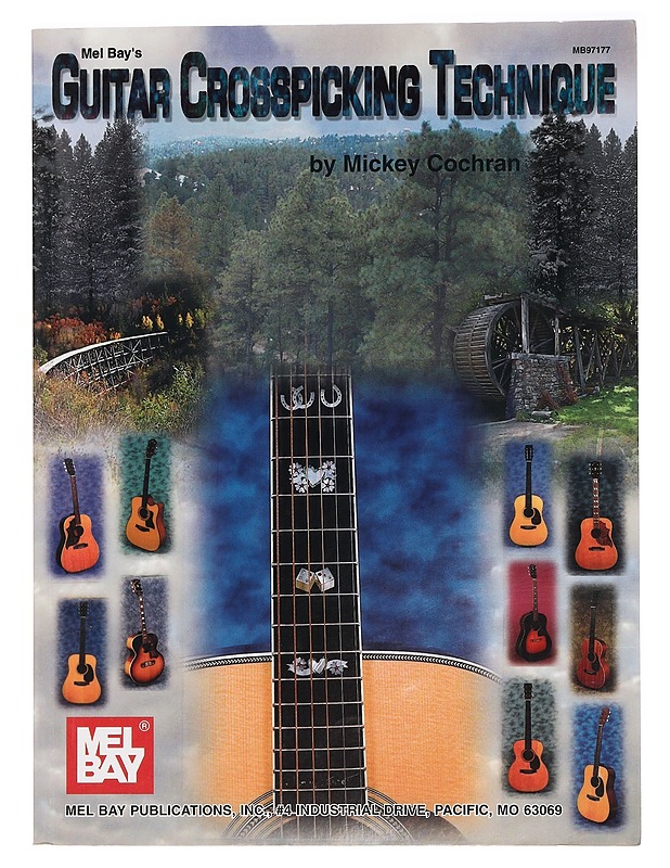 Guitar crosspicking technique - Cochran, Mickey - Musiikki- ja elokuvakirjat - 10105453602 - 0