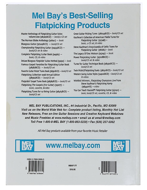 Guitar crosspicking technique - Cochran, Mickey - Musiikki- ja elokuvakirjat - 10105453602 - 1