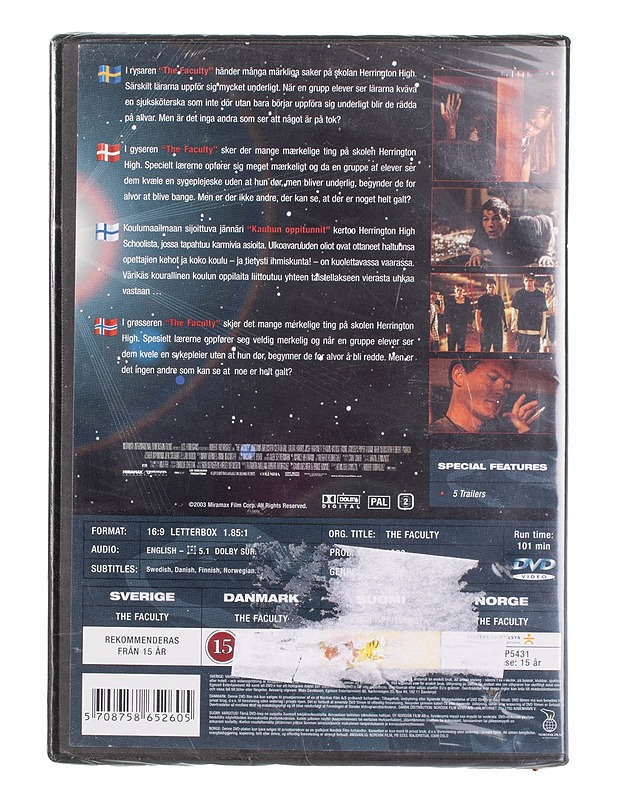 The Faculty - DVD - DVD-elokuvat - 10105453613 - 1