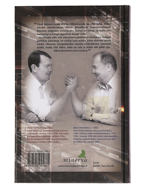 Vasen oikea, oikea vasen : keskustelukirjeitä - Viinanen, Iiro - Elämäkerrat ja muistelmat - 10105453644 - 1