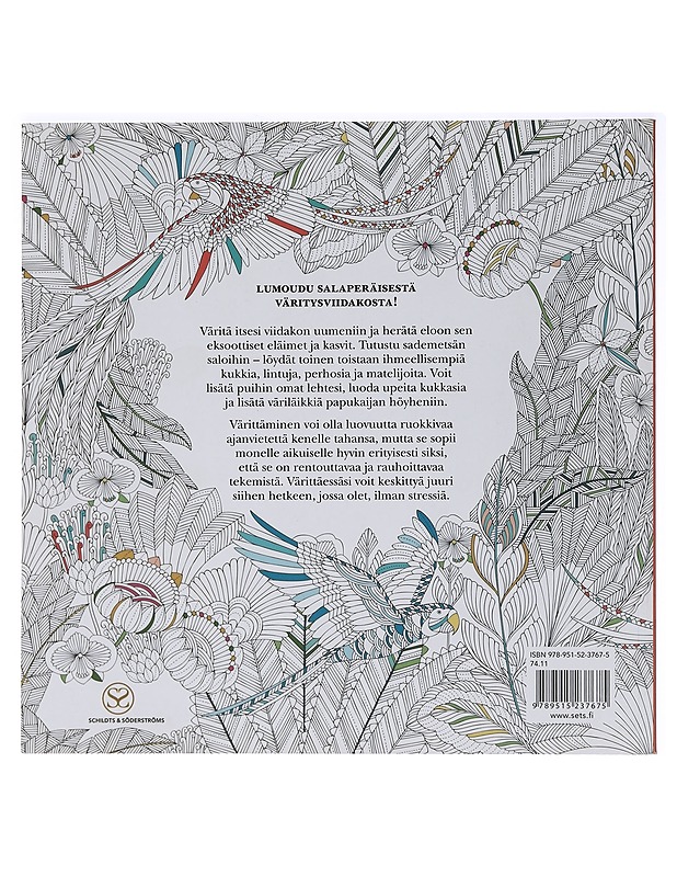 Ihmeellinen viidakko : värityskirjaseikkailu - Millie Marotta - Käsityökirjat - 10105453651 - 1