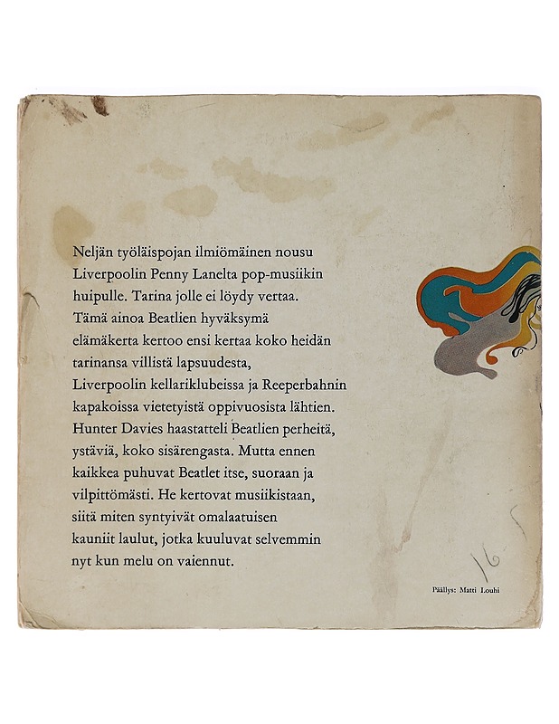 Beatles : meidän tarinamme - Davies, Hunter - Elämäkerrat ja muistelmat - 10105453655 - 1