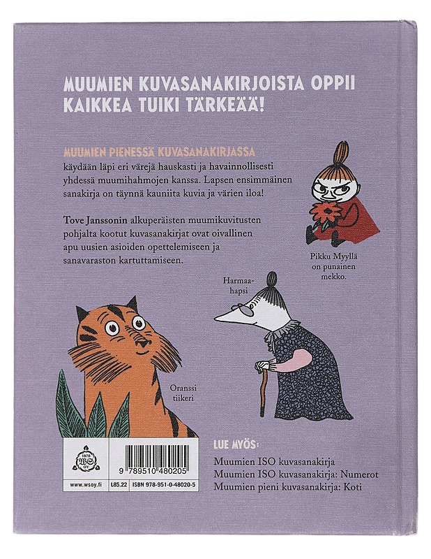 Muumien pieni kuvasanakirja : värit - Jansson, Tove - Lastenkirjat - 10105453676 - 1