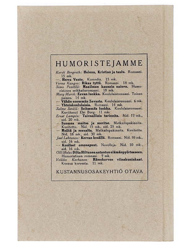 Mustapartainen mies herättää pahennusta : 32 juttua - Olli - Romaanit ja novellit - 10105453683 - 1