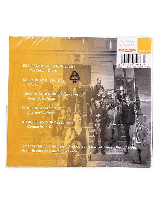 Ostrobothnian Chamber Orchestra & Malin Broman: Stockholm Diary - CD - CD-levyt - 10105453695 - 1